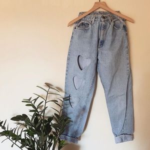 High waisted vintage heart jeans ✨